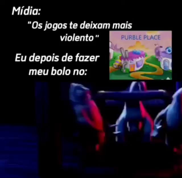 Jornal: Os jogos te deixam mais violento BURBLE PLACE Eu depois