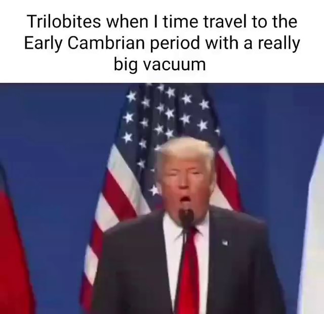 Trilobites when I time travel to the Early Cambrian period with a