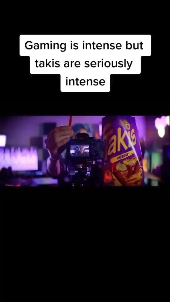 Gaming is intense but takis are seriously intense - iFunny