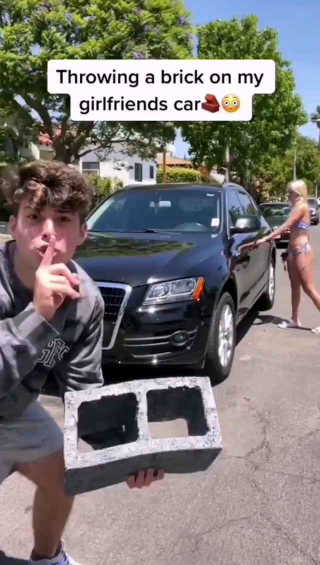 Throwing brick on my iFunny