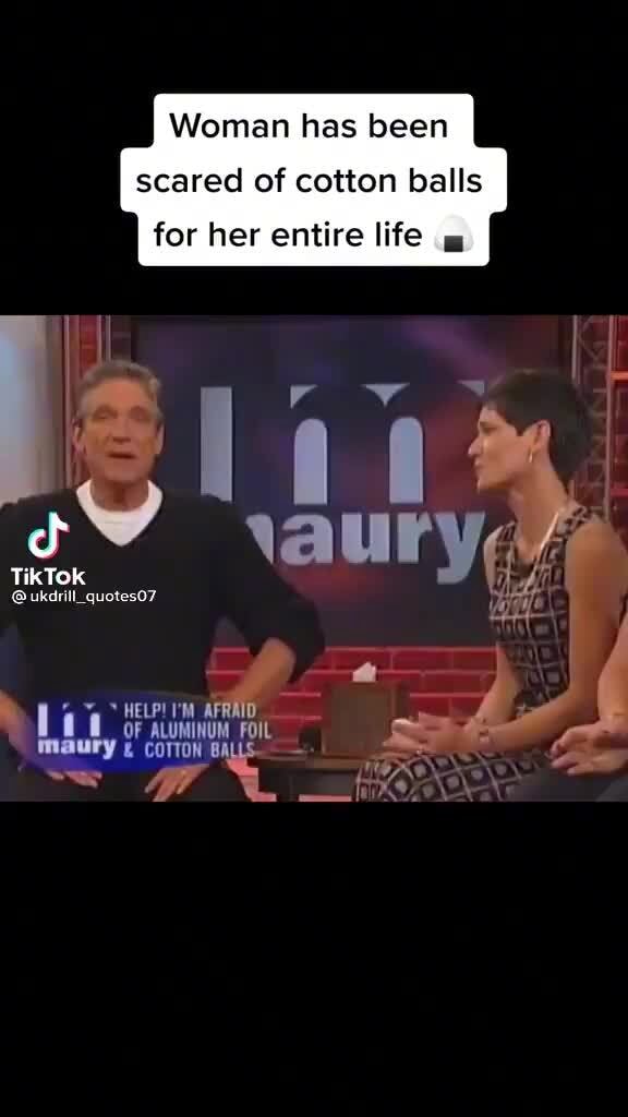 Woman has been scared of cotton balls for her entire life TikTok au