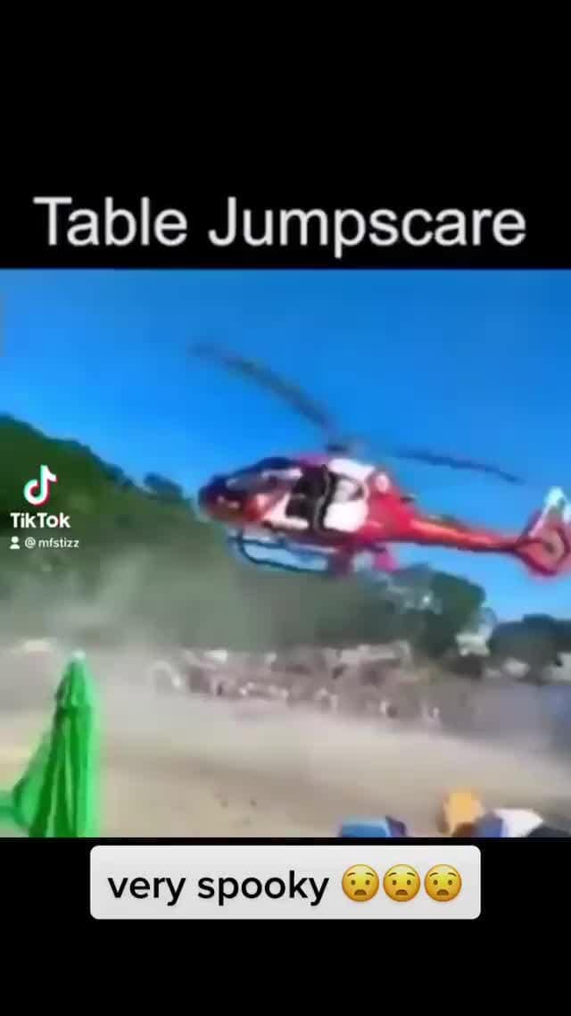 Table Jumpscare very spooky iFunny