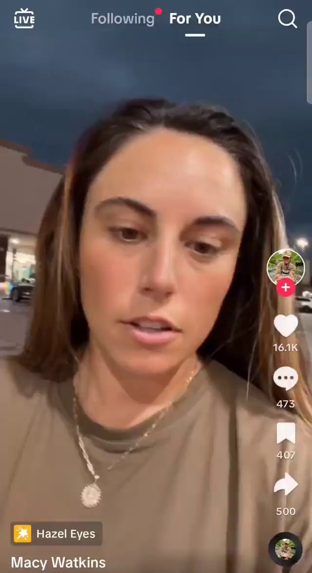 LIVE Following For You Hazel Eyes Macy Watkins - iFunny