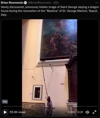 Brian Roemmele @ Newly discovered, previously hidden image of Saint ...