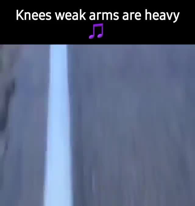 Knees weak arms are heavy iFunny