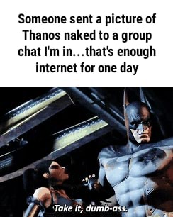 Naked thanos Thanos Poster