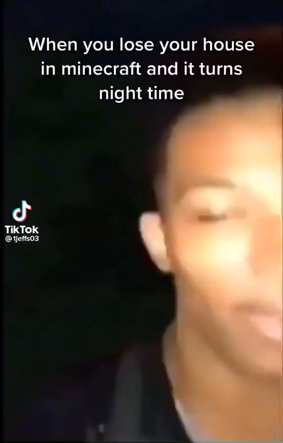 when-you-lose-your-house-in-minecraft-and-it-turns-night-time-if-tiktok