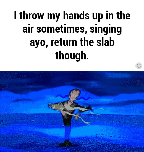 youtube i throw my hands up in the air sometimes lyrics