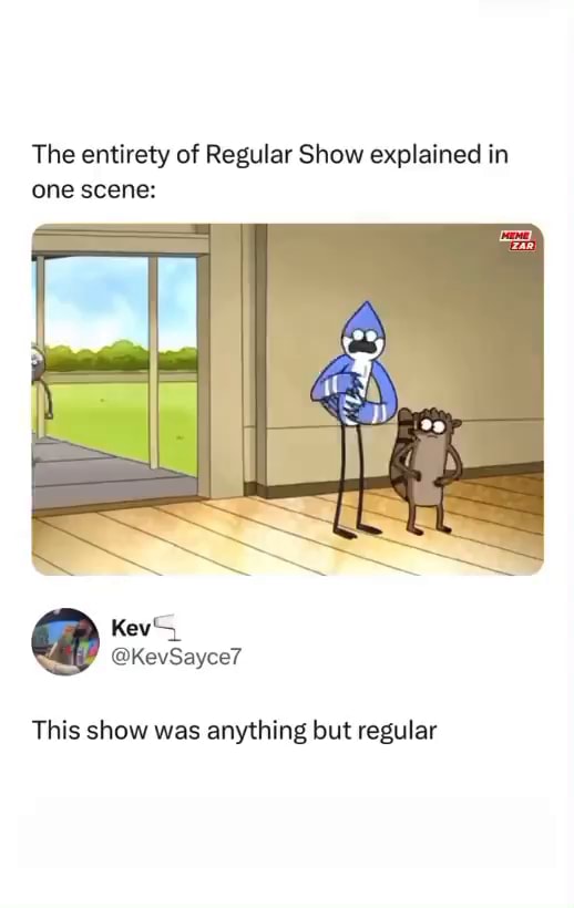 The entirety of Regular Show explained in one scene: This show was ...