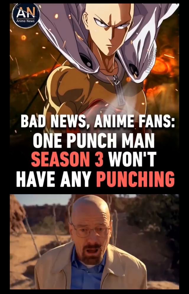 Upsetting News For American Anime Fans as Reports on One Punch Man