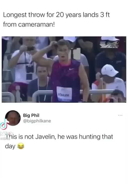 Longest throw for 20 years lands 3 ft from cameraman! Big Phil This is