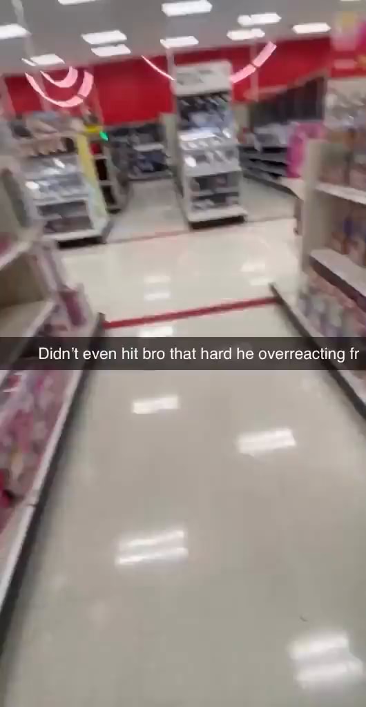 Didn't even hit bro that hard he overreacting ir - iFunny