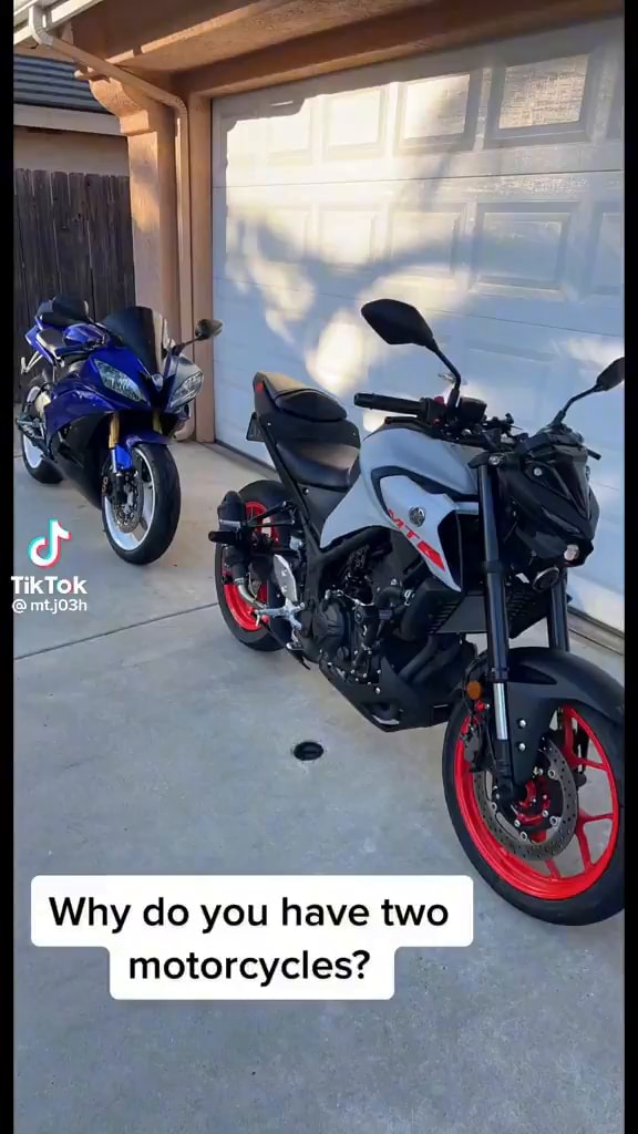 Cf TikTok Why do you have two motorcycles? )