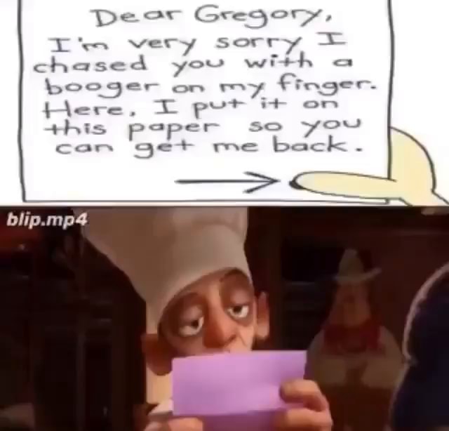 Gregory. im sorry
