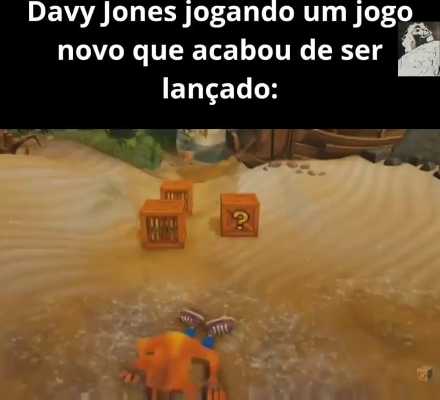 Davy Jones Jogando Um Jogo Novo Que Acabou De Ser Lan Ado Ifunny Brazil