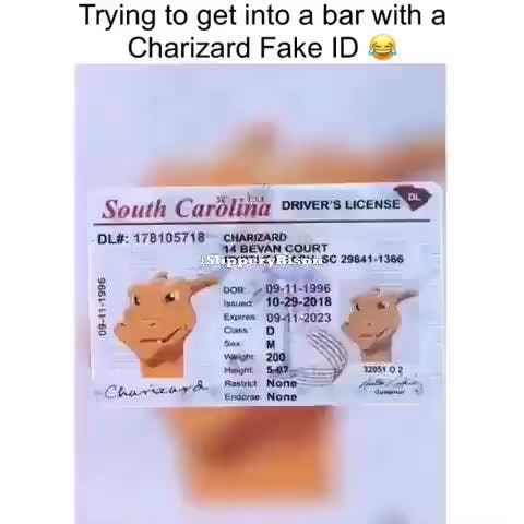 Charzard Fake Id