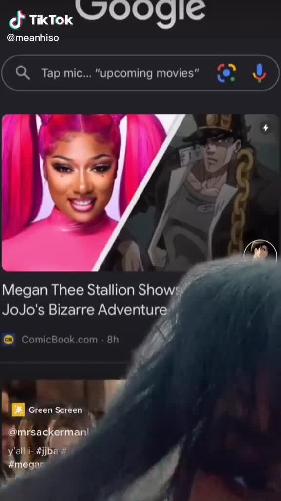 @meanhiso Megan Thee Stallion Show? JoJo's Bizarre Adventure Q Tap mic