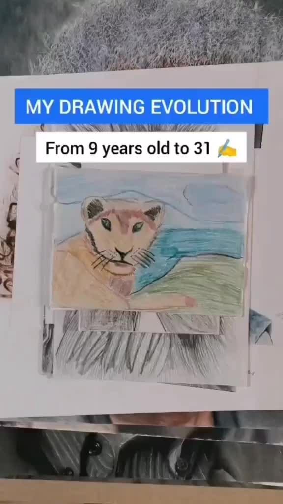 MY DRAWING EVOLUTION From 9 years old to 31 ff - iFunny
