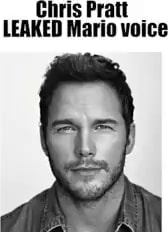 Chris Pratt LEAKED Mario voice - iFunny