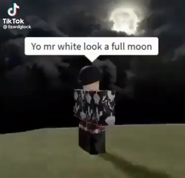 Ok Yo mr white look a full moon - iFunny