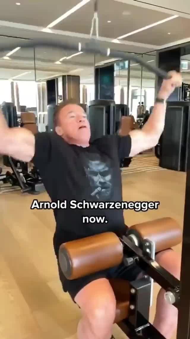 Arnold Schwarzenegger now. - iFunny