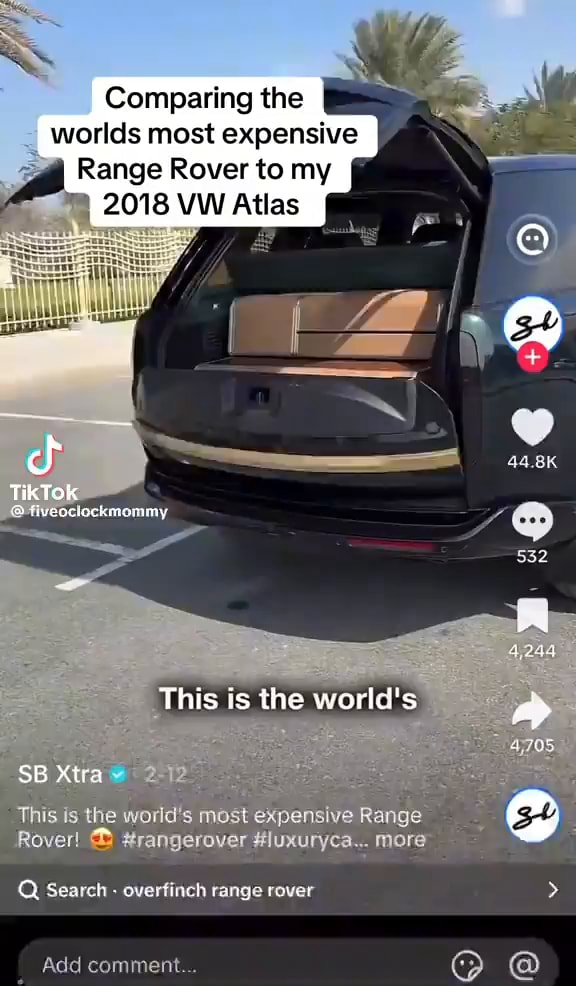 Comparing the Range worlds Rover most to my expensive las TikTok This ...