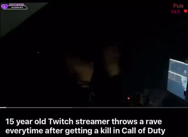 Pull 15 year old Twitch streamer throws a rave everytime after getting ...