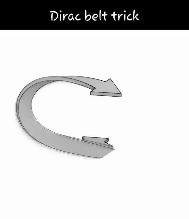 Dirac belt trick SSE\ - iFunny