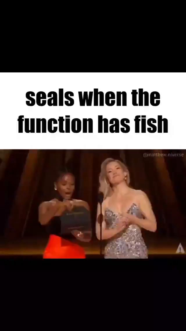 Seals when the function has fish iFunny
