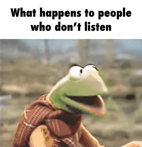 What Happens To People Who Don T Listen