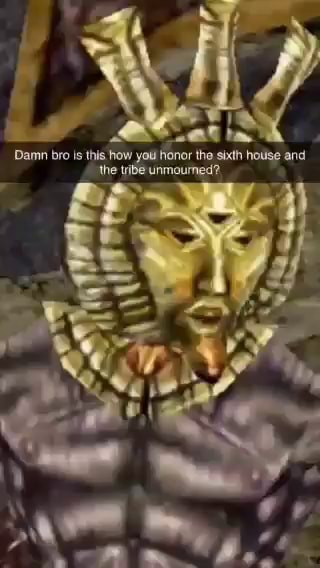 Damn bro is this how yatl honor the sixth hotlse and the tribe unmaurned? fe at - iFunny