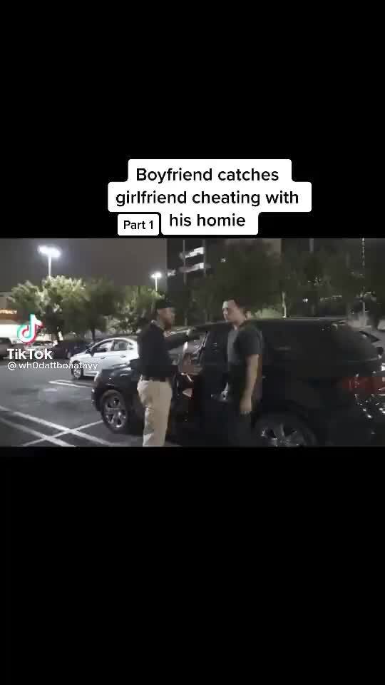 Boyfriend catches girlfriend cheating with his homic TikTok - iFunny