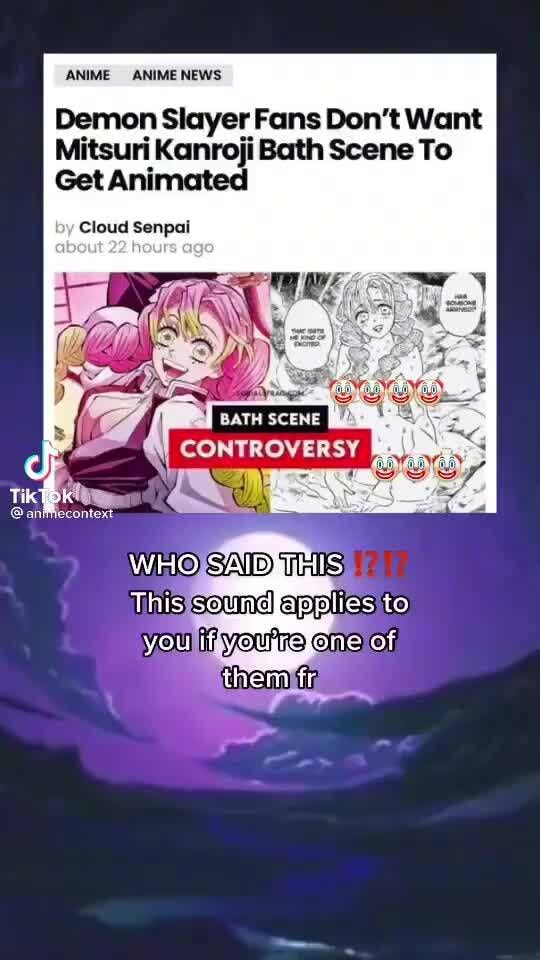 ANIME ANIME NEWS Demon Slayer Fans Don t Want Mitsuri Kanroji Bath 