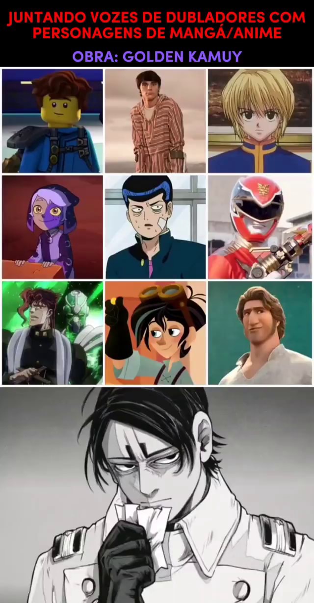 Juntando vozes de dubladores com personagens de animes anime