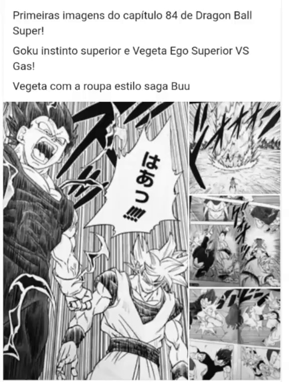 Primeiras Imagens Do Capítulo 84 De Dragon Ball Super Goku Instinto Superior E Vegeta Ego 7403