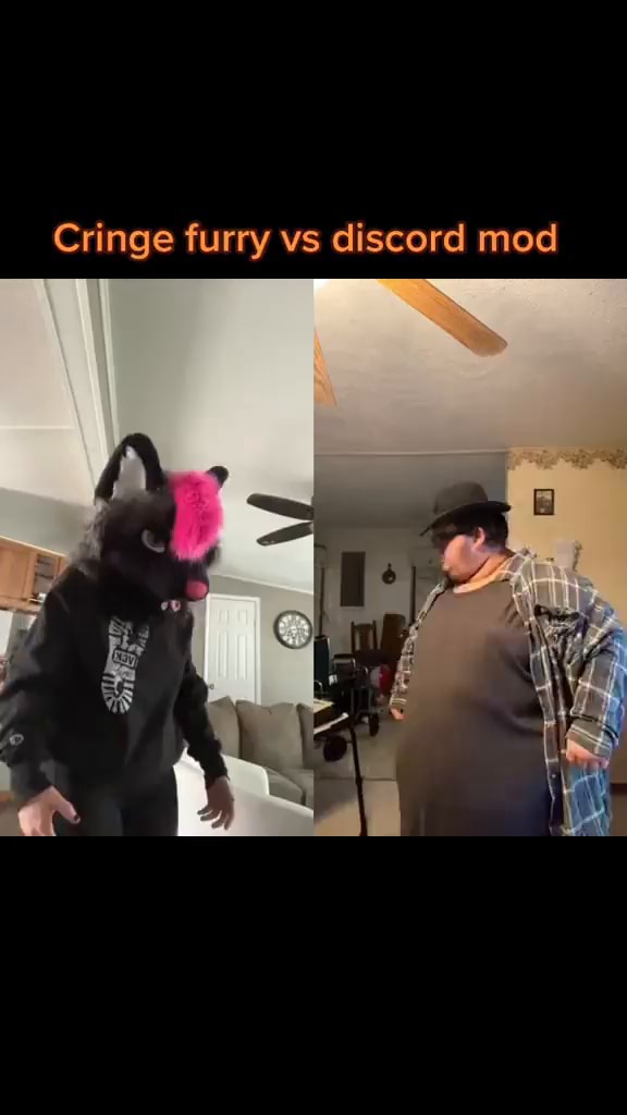 Cringe furry vs discord mod - )