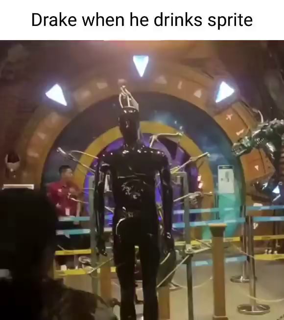 Drake when he drinks sprite - iFunny