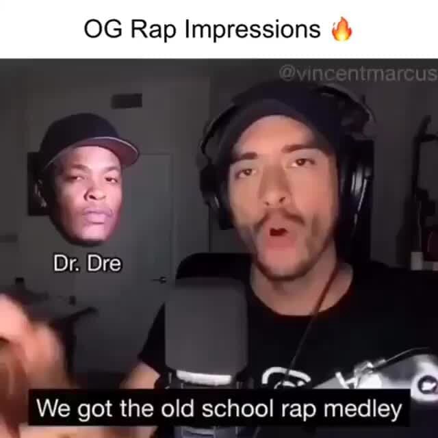 Old School Rapper Meme OG Rap Impressions «