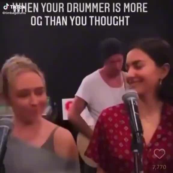 WHEN YOUR DRUMMER IS MORE OG THAN YOU THOUGHT iFunny