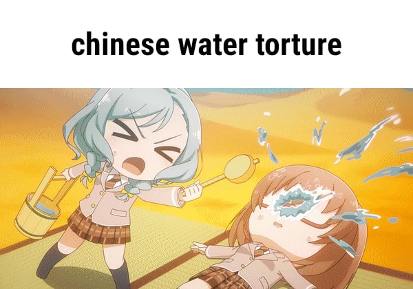 Chinese water torture - iFunny