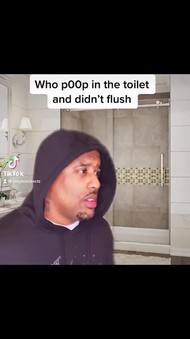 Who pOOp in the toilet and didn't flush Tik iFunny