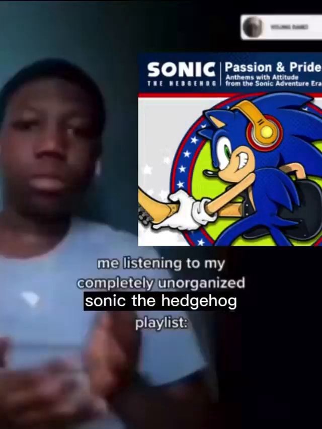 Sonic at cu esquecsr Cla believe ih mysell? Passion & Pride Anthems with  Attitude from the Sonic Adventure Era SONIC THE HEDGEHOG - iFunny Brazil