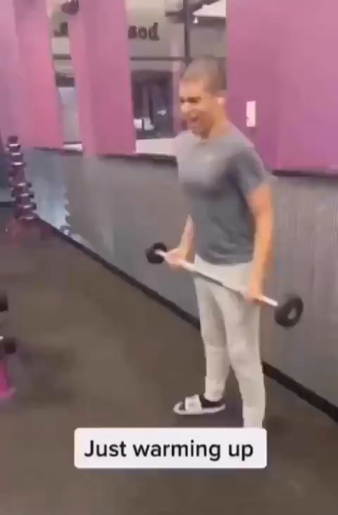 Just warming up