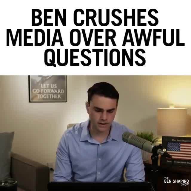 BEN CRUSHES AWFUL BEN SHAPIRO - iFunny