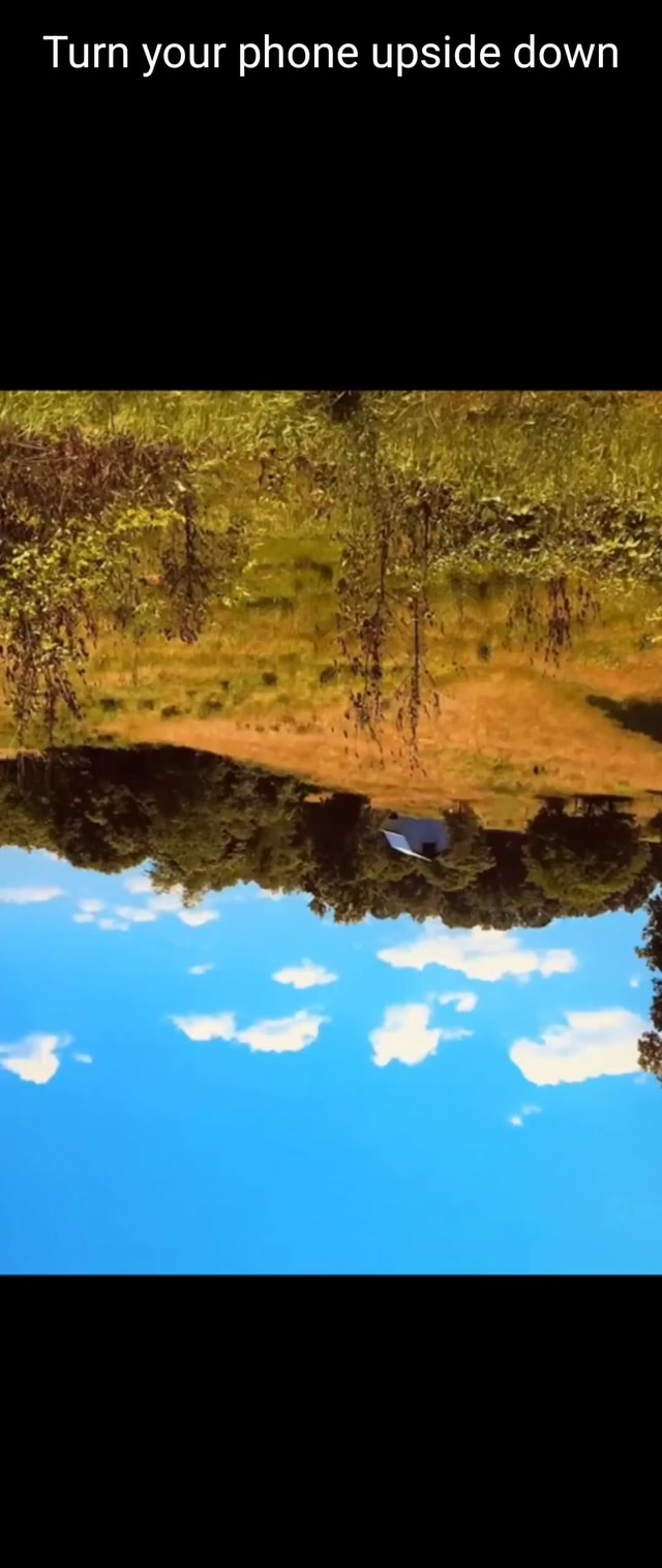Turn your phone upside down iFunny