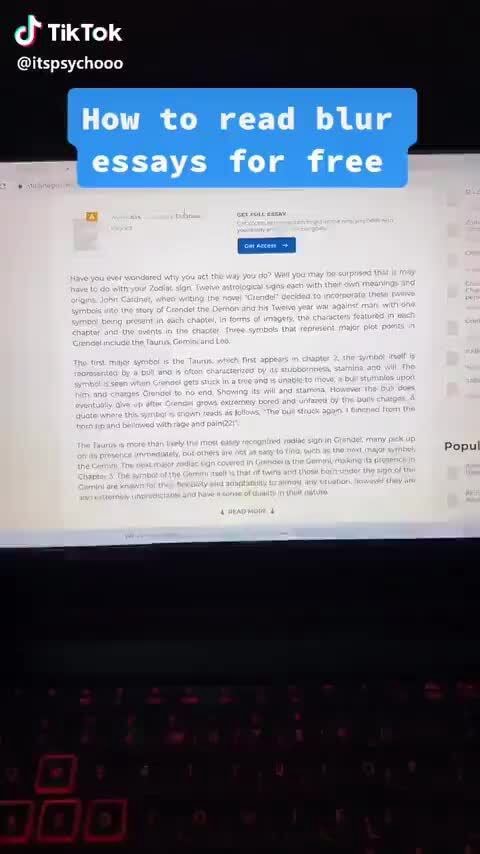 tiktok video essays