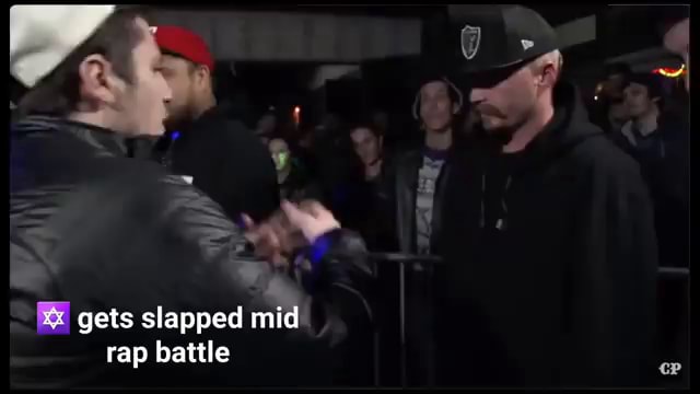 Rap Battle Rings Gets slapped mid rap battle