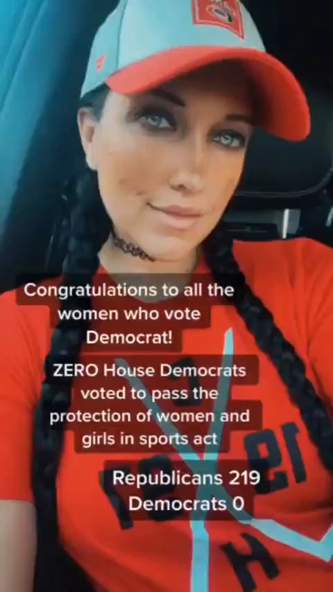 Congratulations to all the women who vote Democrat! ZERO House Dem ...