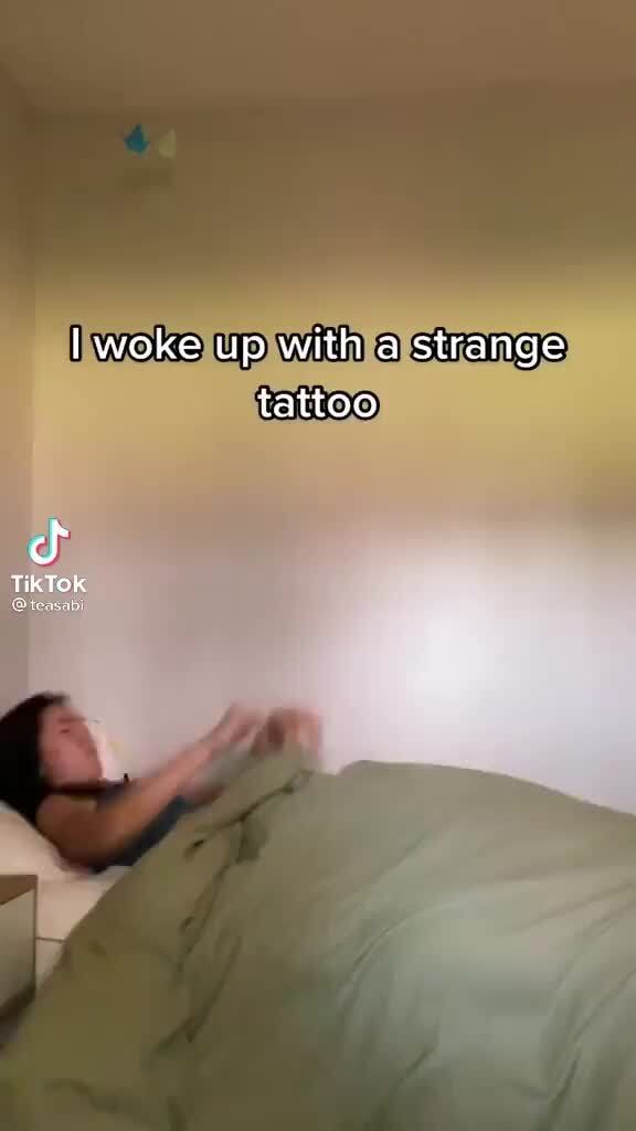 I woke up with a strange tattoo TikTok iFunny