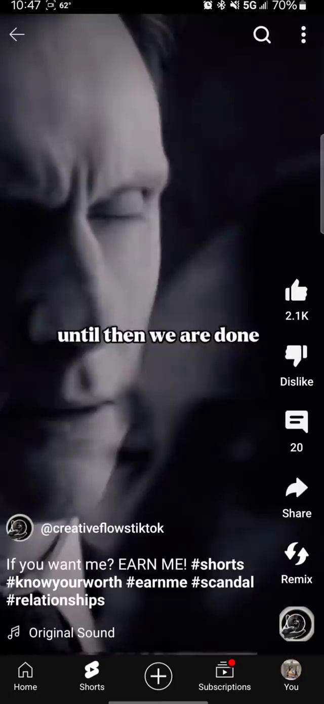 Until then we are done lowstiktok if you want me? EARN ME! shorts  knowyourworth earnme scandal relationships Original Sound Home 2.1K  Dislike 20 Share Remix Subscriptions You - iFunny